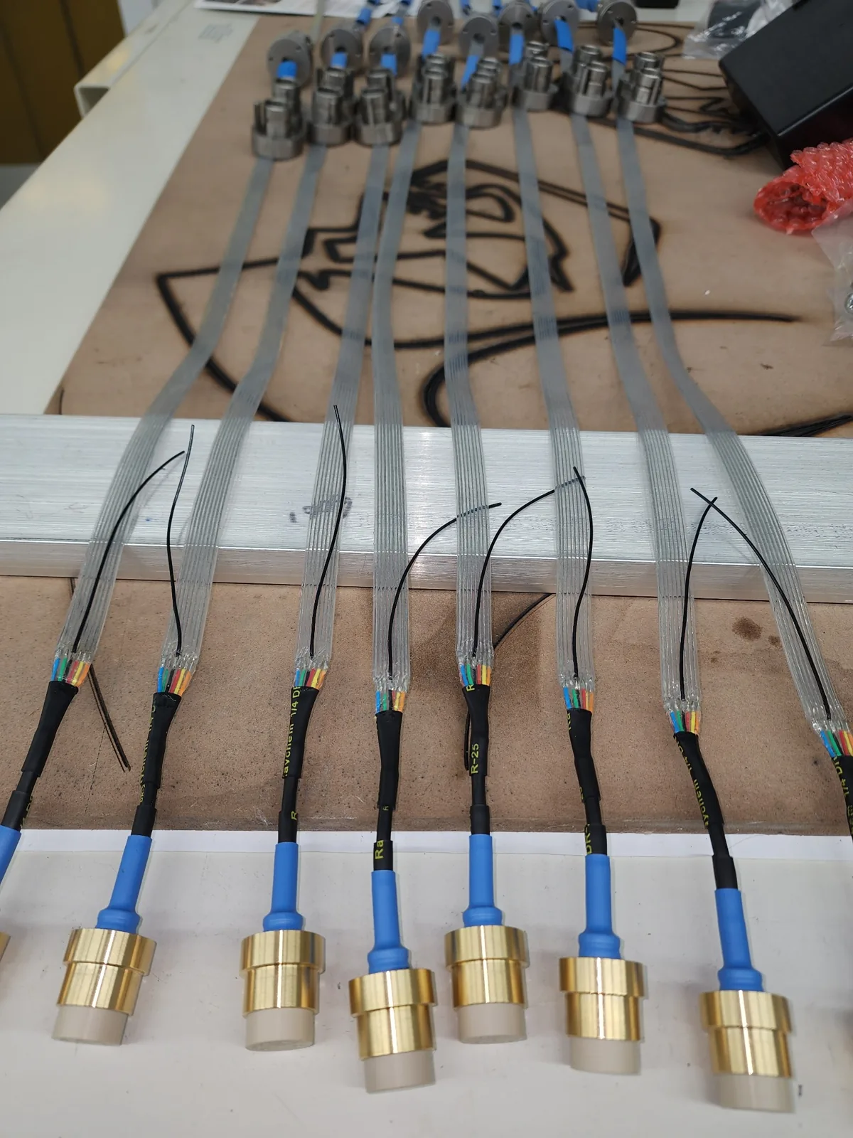 Custom cable and connector assemblies